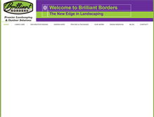 Tablet Screenshot of brilliantborders.com